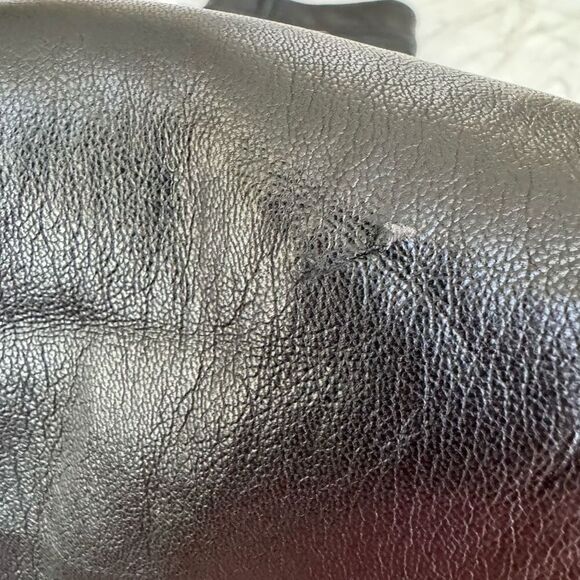 Wilfred The Melina Vegan Leather Straight Leg Pants Size 4 Black - Picture 13 of 13